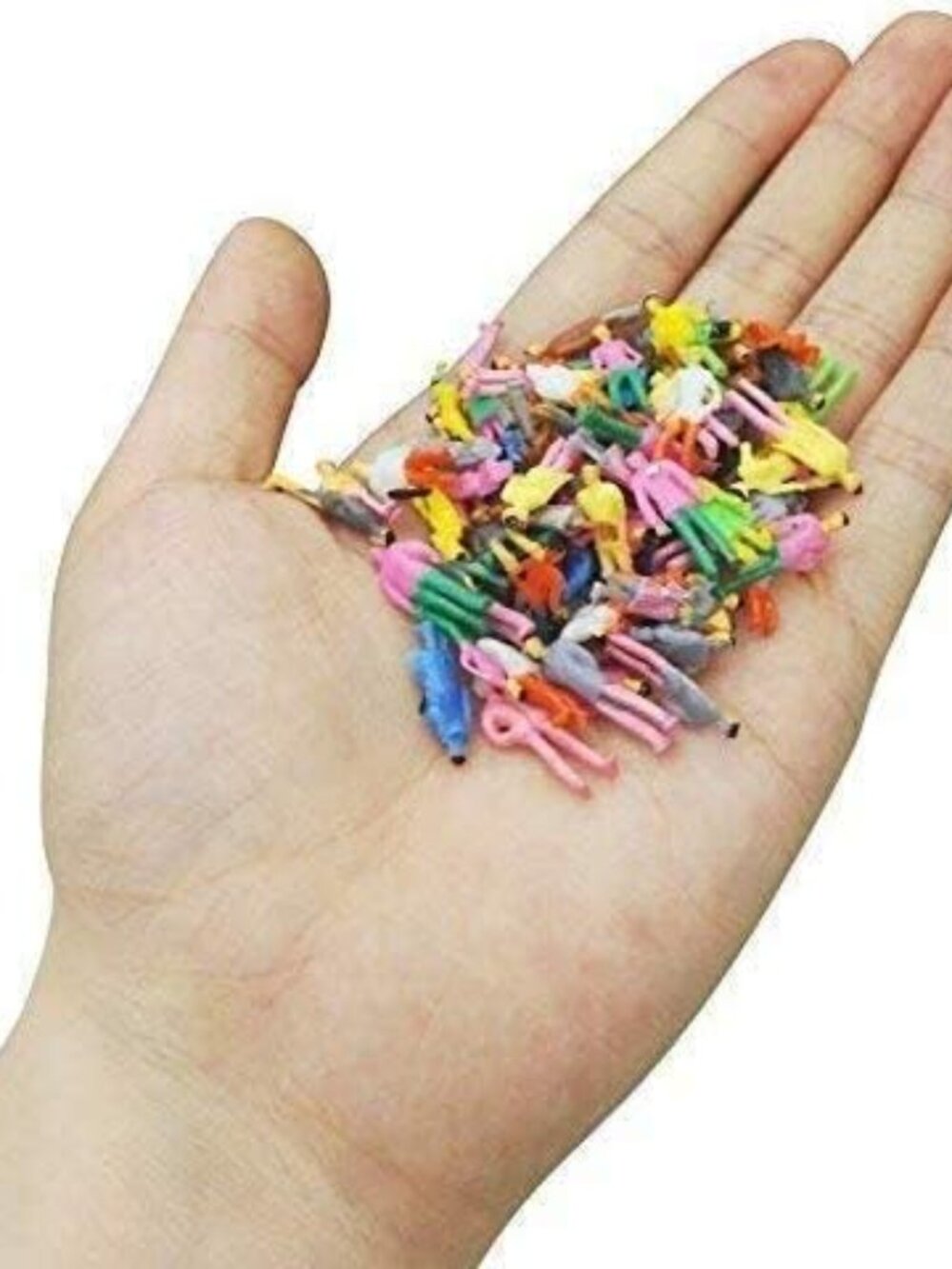 100PCS HO Scale DIY Resin Figures - Mixed Painted Model People Set - Colorful Se - Picture 3 of 6